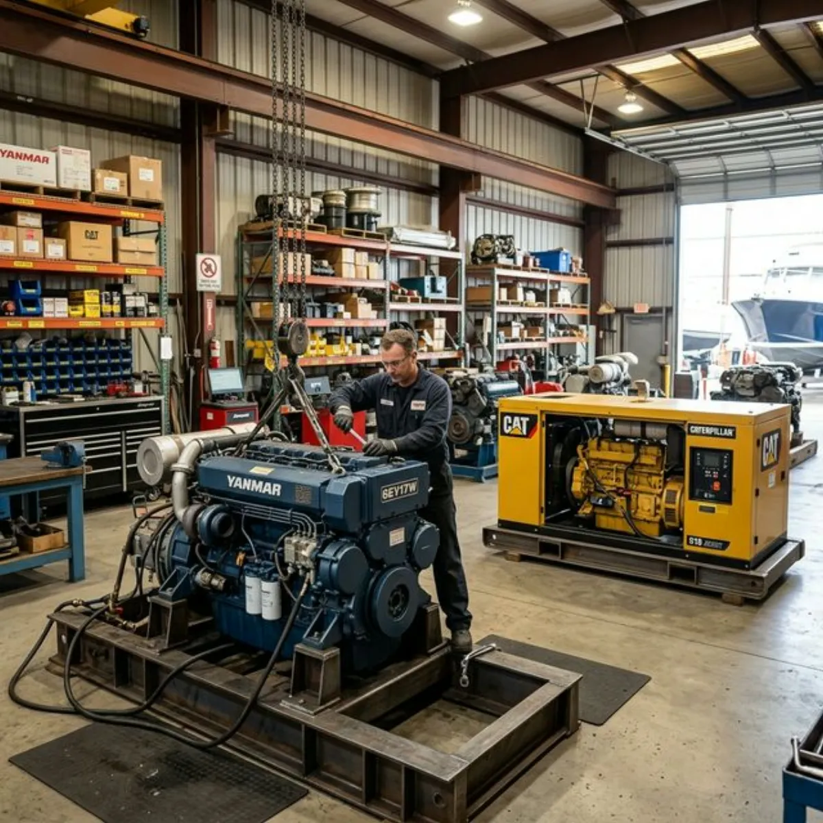 Marine Engine Workshop Facility